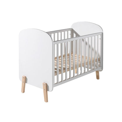 JAXX Chambre de bébé 2 pièces (Lit L 120 x Lg 60 cm + armoire 3 portes) Kiddy