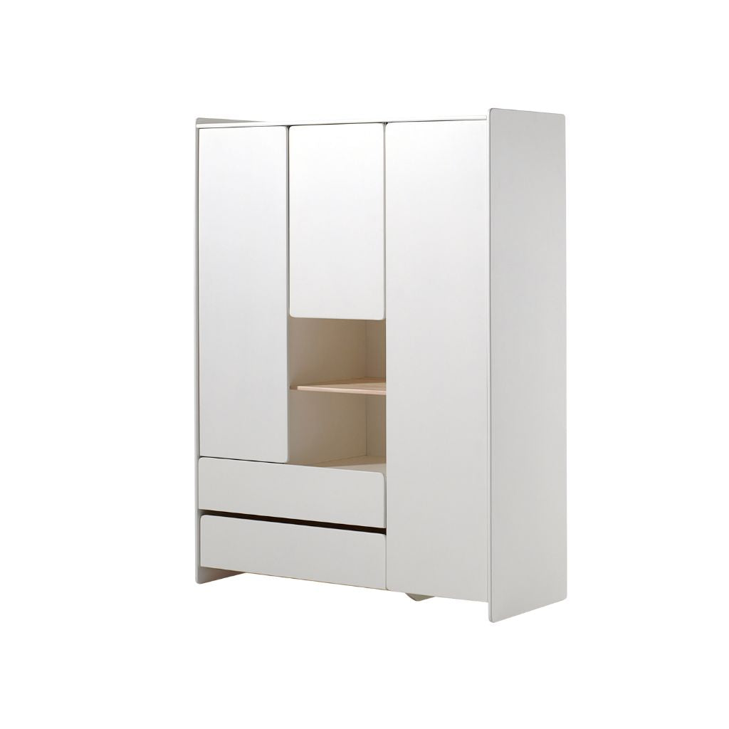 JAXX Chambre de bébé 2 pièces (Lit L 120 x Lg 60 cm + armoire 3 portes) Kiddy