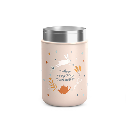 Suavinex Pot de conservation isotherme Wonderland Rose 400 ml