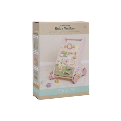 Little Dutch Houten loopwagen Fairy Garden roze