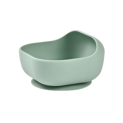 Béaba Bol en silicone avec ventouse Sage Green