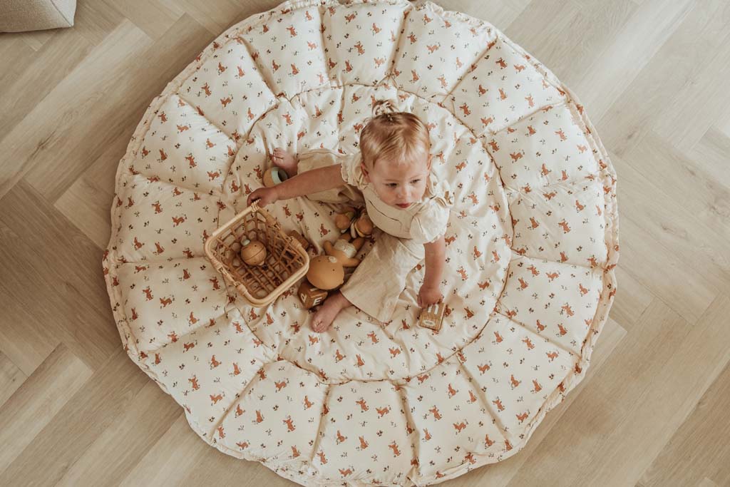 Play&Go Babymat Cocoon Bloom Rabbit Beige