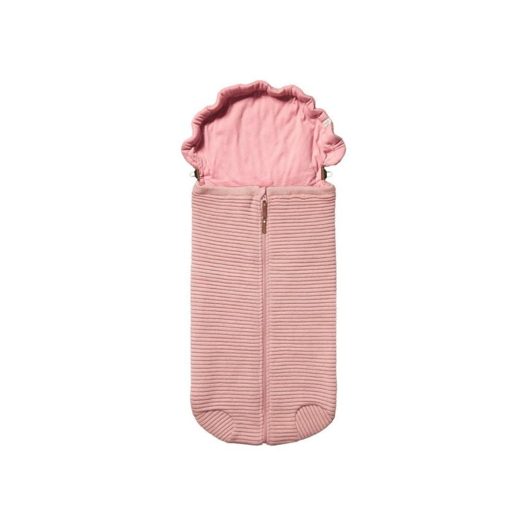 Nestje Joolz Essentials, Ribbed, roze, voor draagbare autostoel en draagmand draagmand