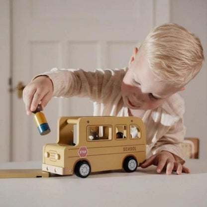 Little Dutch Bus scolaire en bois