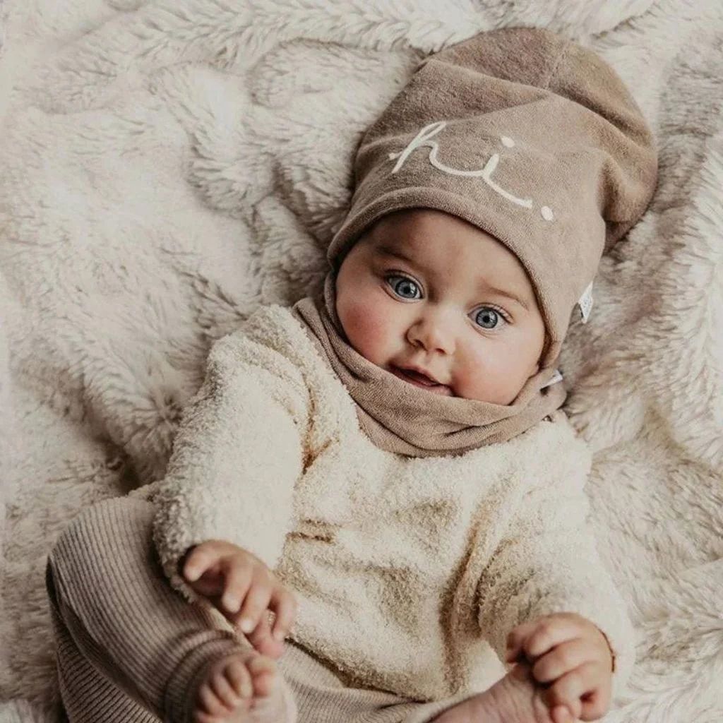 Muts,AAI AAI HI beanie, 0-3m, camel, unisex