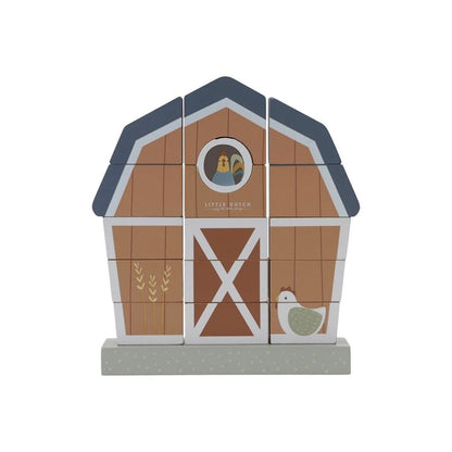 Little Dutch Houten stapelblokken Little Farm