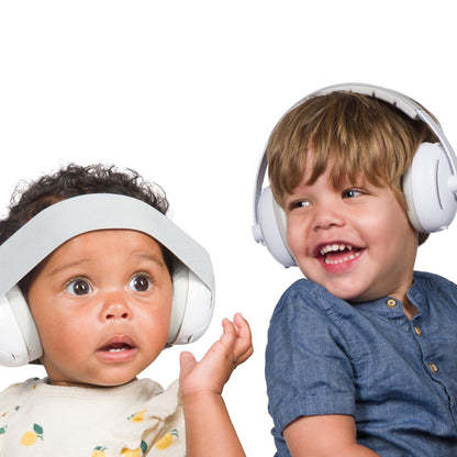 Dooky Protection Auditive 2-en-1 pour Bébé et Enfant blanc