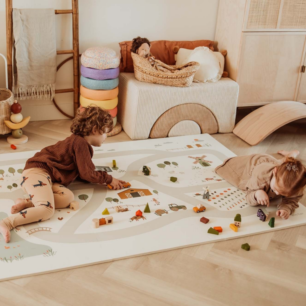 Play&Go Tapis De Puzzle  Farm Multi – 6 Pièces
