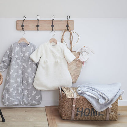 Noukie's Couverture pour berceau ou parc Mix & Match gris