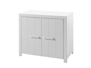 Jaxx 3-delige babykamer (bed + commode + kast met 2 deuren) Erik wit