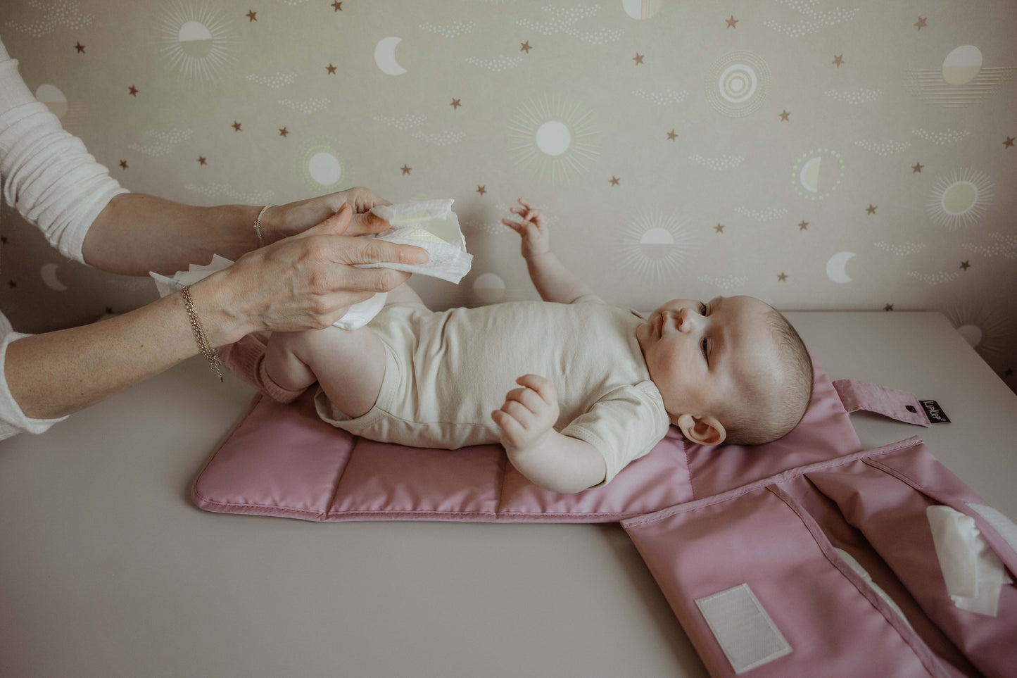 KipKep Matelas à langer + étui Nappers violet