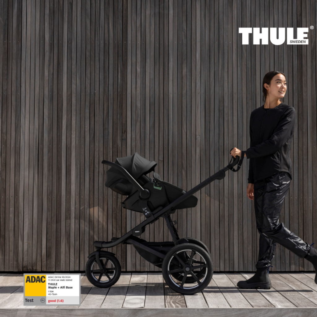 Thule Draagbare autostoel Maple Groep 0+ Black