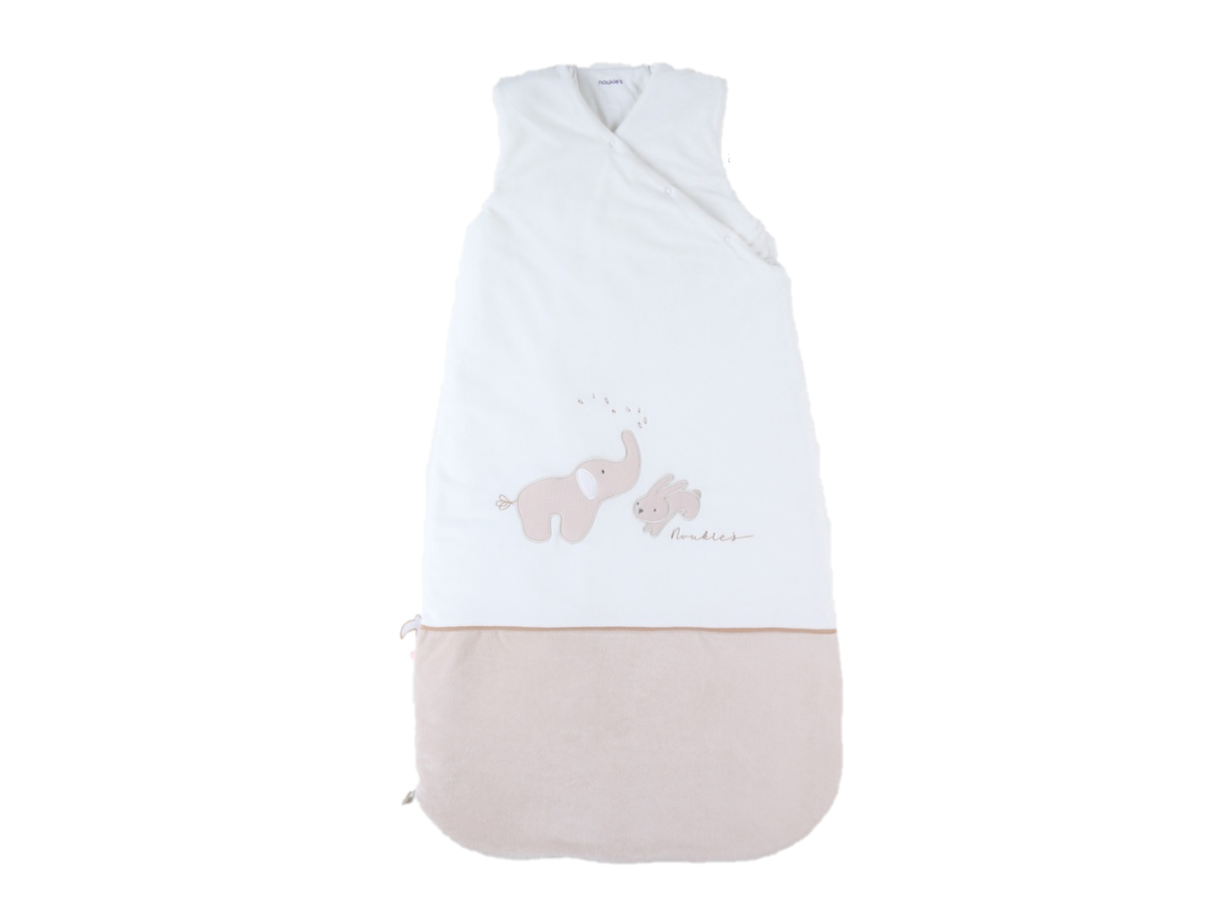 Noukie's Winterslaapzak Bali, Moka & Snow TOG 2,0-3,5 Ecru 100 cm
