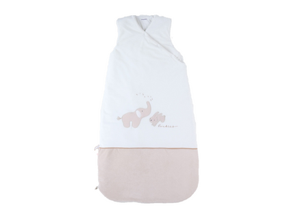 Noukie's Winterslaapzak Bali, Moka & Snow TOG 2,0-3,5 Ecru 100 cm