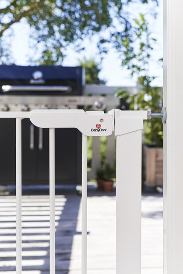 BabyDan Barrière de porte Asta blanc