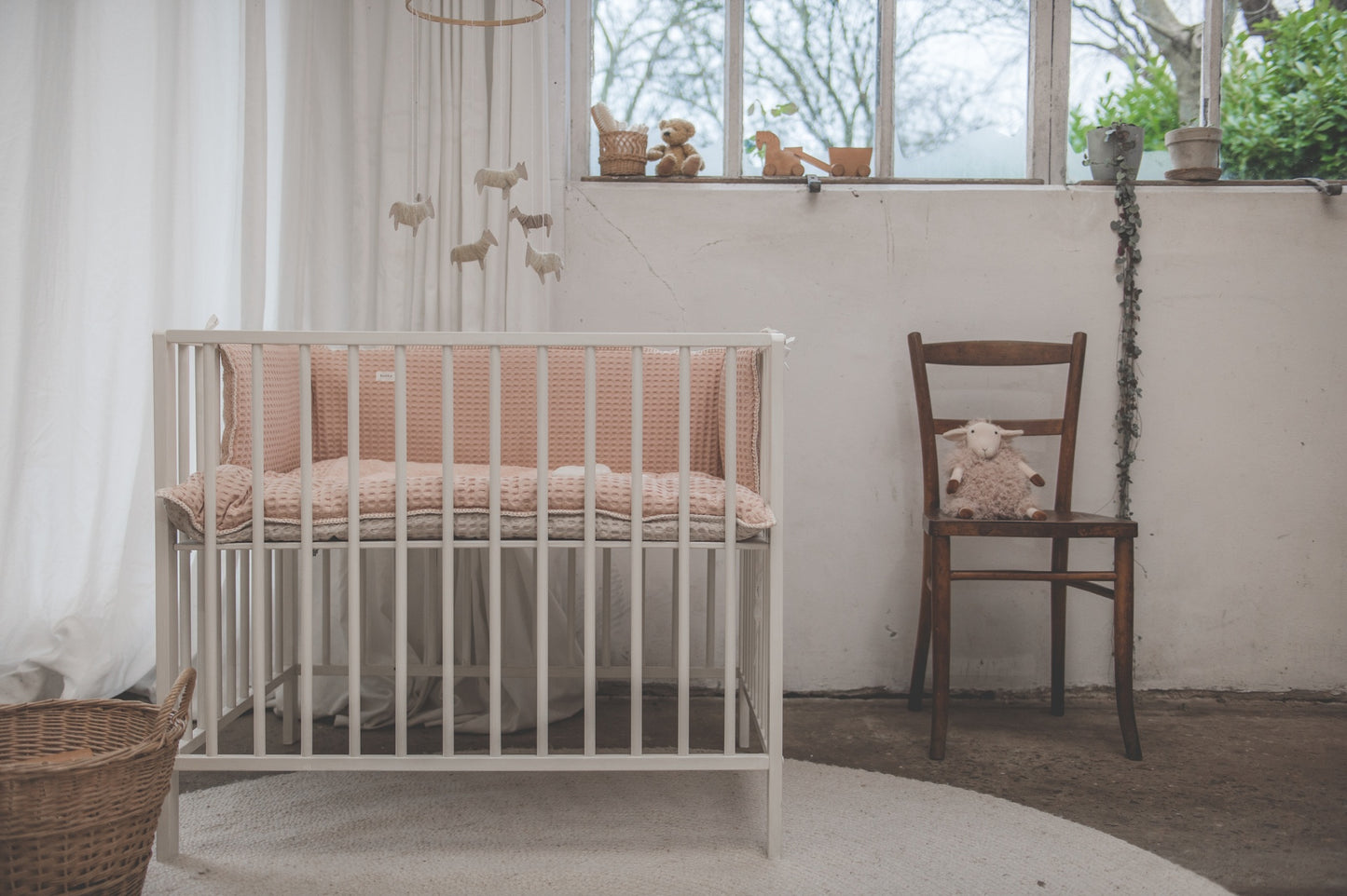 Koeka Parklegger Amsterdam roze/beige