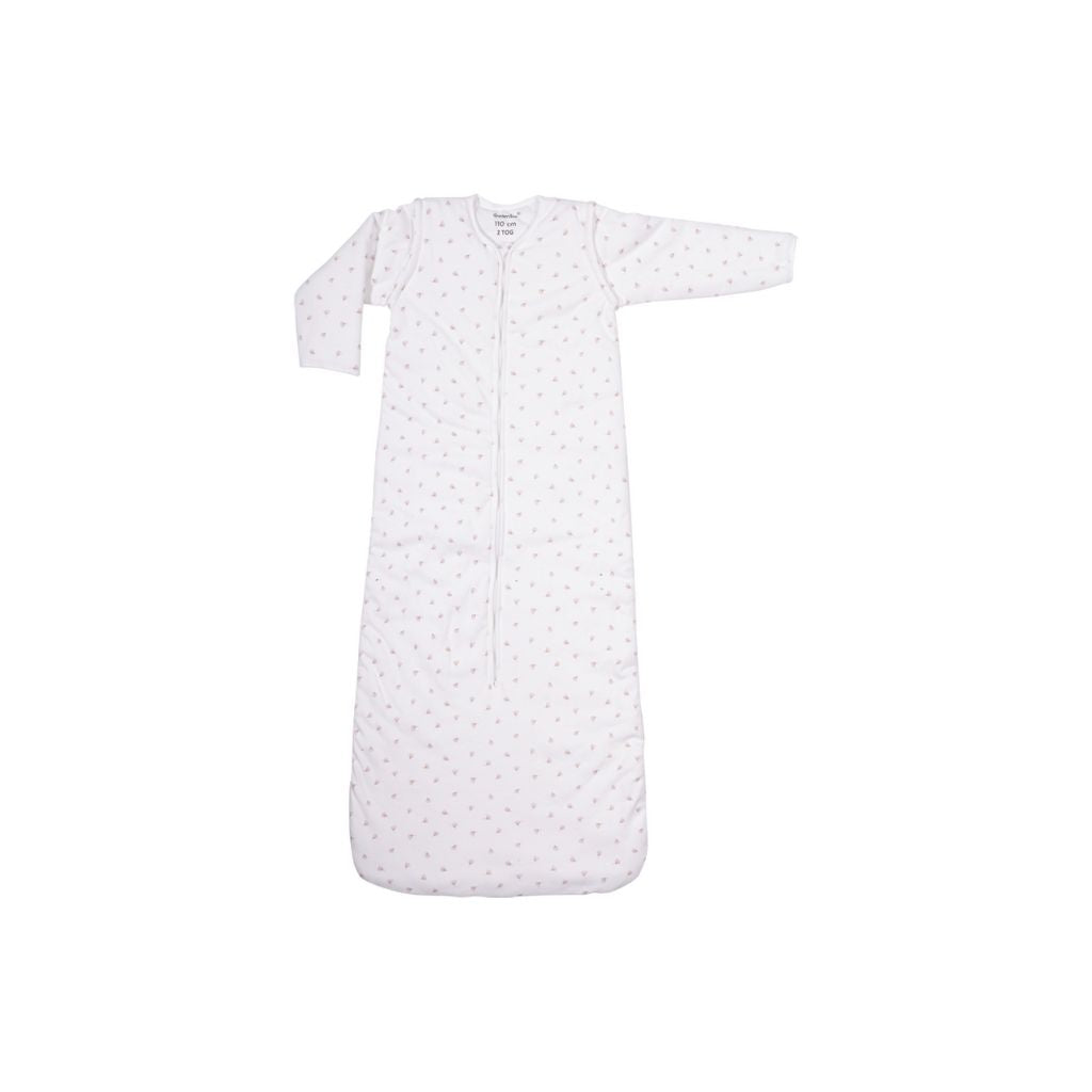 Dreambee Winterslaapzak Essentials Flower TOG 2,0 White 110 cm