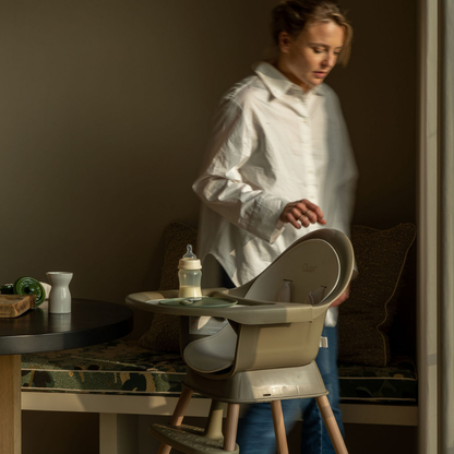 Quax Eetstoel evolutief Ultimo 3 Luxe Tijm-Naturel