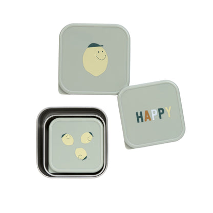 Lässig Snackdoosje Happy Fruits Lemon - 3 stuks