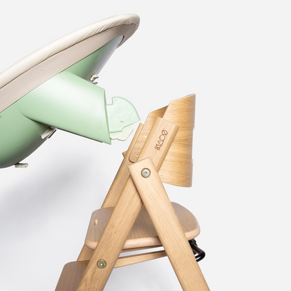 KAOS Zitje voor eetstoel Newborn Klapp groen