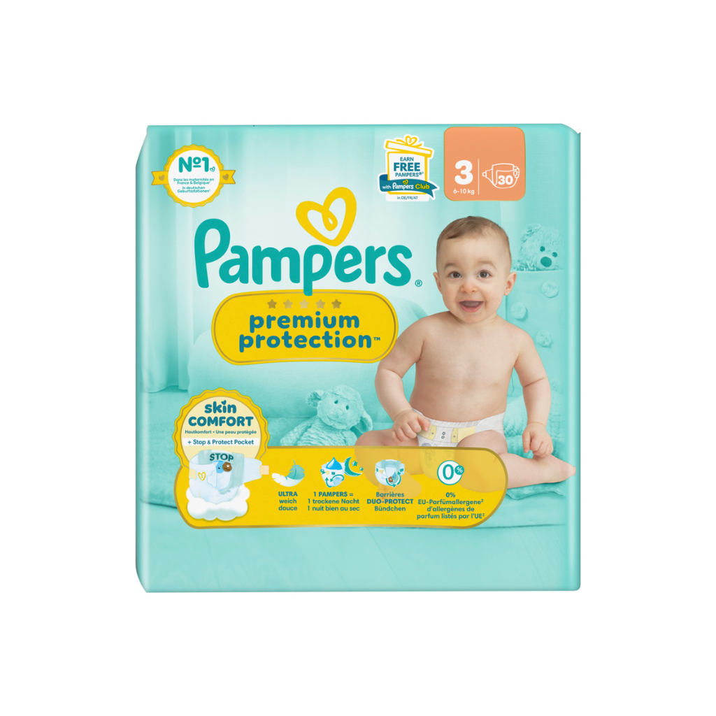 Pampers Langes jetables Premium Protection Taille 3