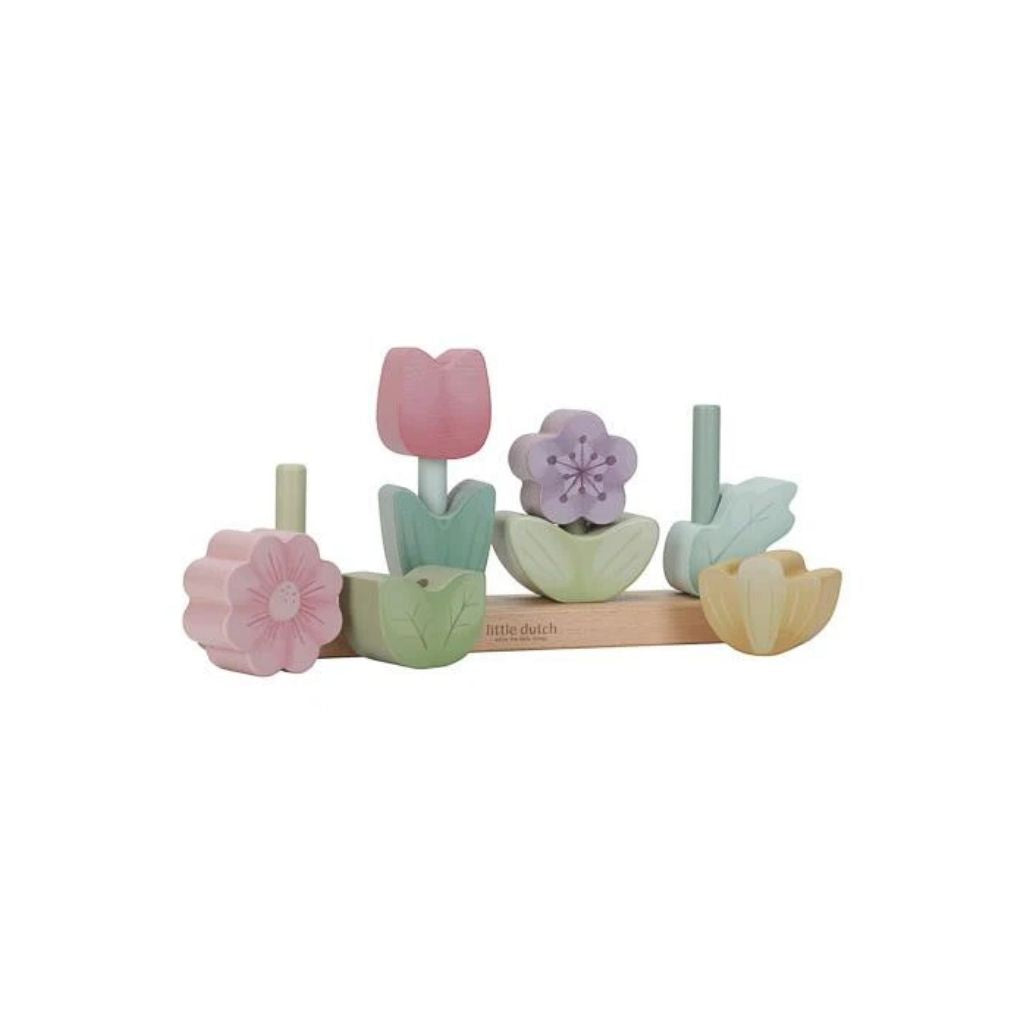 Little Dutch Blocs en bois à empiler Fairy Garden Fleurs