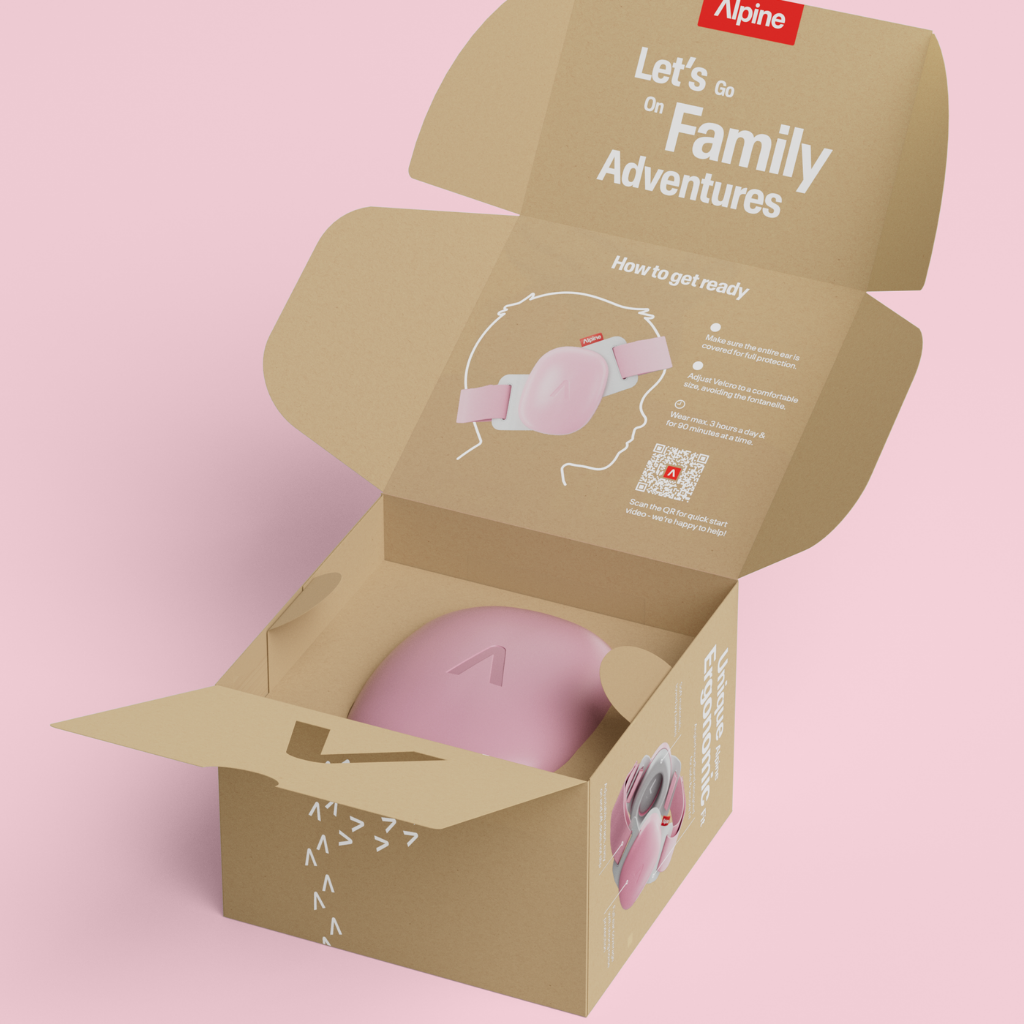 Alpine Oorbeschermers Muffy Baby Pink
