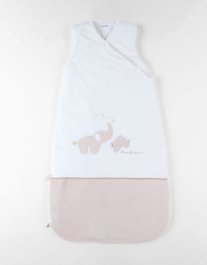 Noukie's Winterslaapzak Bali, Moka & Snow TOG 2,0-3,5 Ecru 100 cm