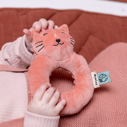 Trixie Baby Rammelaar Mrs. Cat roze