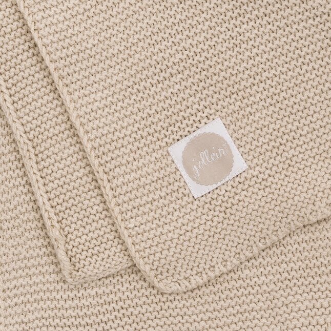 Jollein Couverture pour lit Basic Knit Nougat