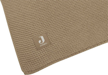 Jollein Couverture pour berceau ou parc Basic Knit Biscuit
