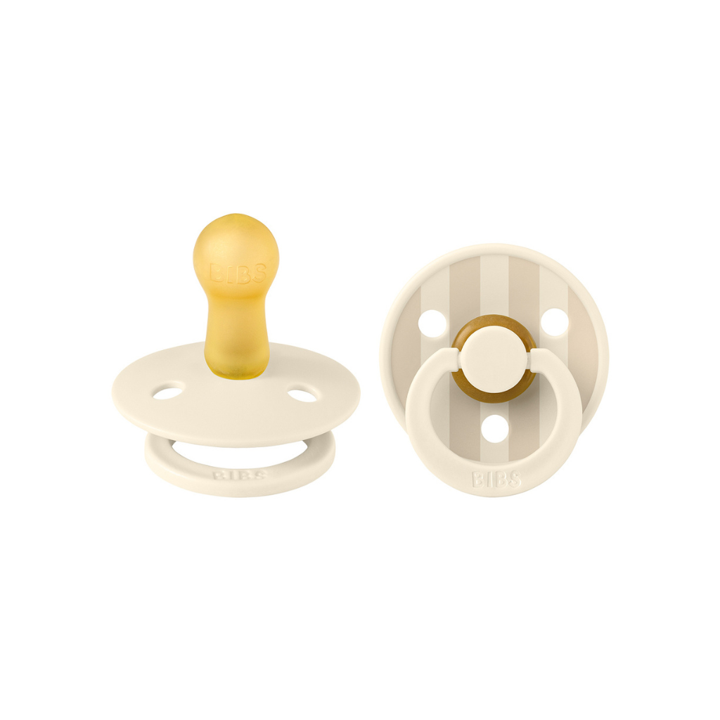 Bibs Fopspeen + 6 maanden STUDIO Pack Pin Ivory Vanilla Mix - 2 stuks