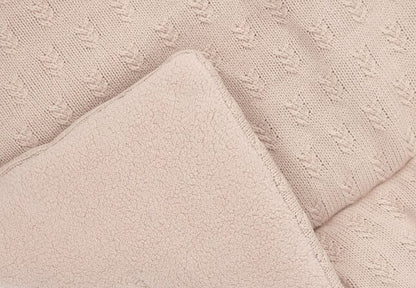 Jollein Parklegger/Speeldeken Grain Knit Wildrose