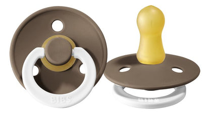 Bibs Sucette + 0 mois Glow In The Dark vanilla/dark - 2 pièces