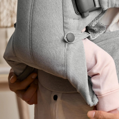 BabyBjörn Porte-bébé ventral Harmony tissé gris clair