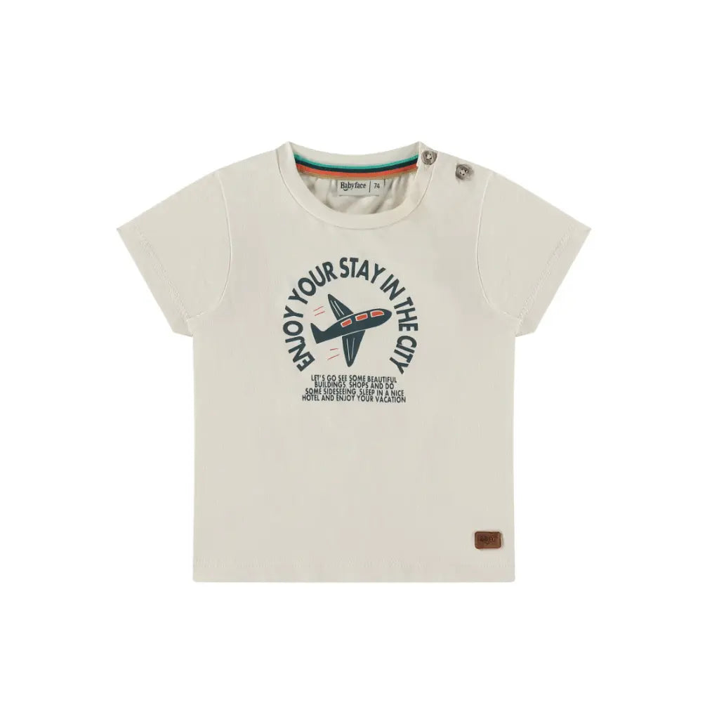 Babyface t-shirt korte mouw m 56 off white Boys