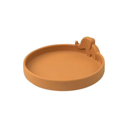 Done by Deer Assiette creuse Peekaboo Elphee Mustard
