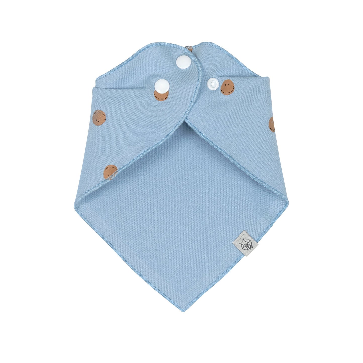 Lässig Bandana slab Happy Rascals Smile Sky Blue - 2 stuks