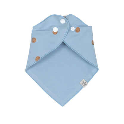 Lässig Bandana slab Happy Rascals Smile Sky Blue - 2 stuks