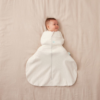 ErgoPouch Inbakerzak / Slaapzak Cocoon Hip Harness TOG 1,0 Oatmeal Marle 70 cm