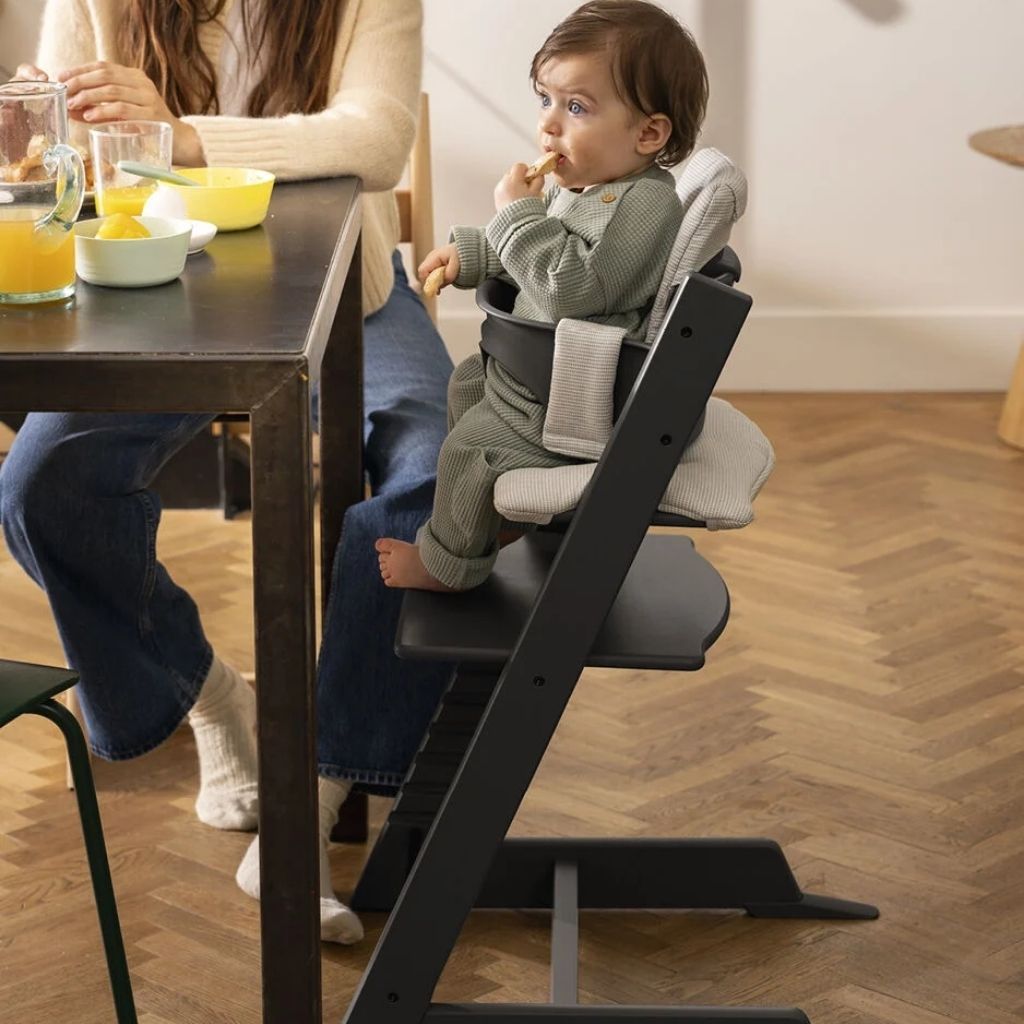 Stokke® Eetstoel Tripp Trapp® Bundel Black + Babyset² + Newborn Set