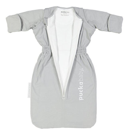 Puckababy Sac de couchage d'été Newborn Stripes TOG 0,5 Grey 70 cm