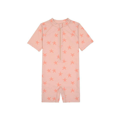 Lässig Maillot de bain Sunsuit manches courtes Starfish Peach 13-18 mois taille 86