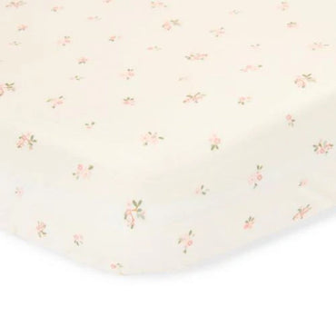 Little Dutch Drap-housse pour berceau Fairy Blossom blanc coton Lg 40 x L 80 cm
