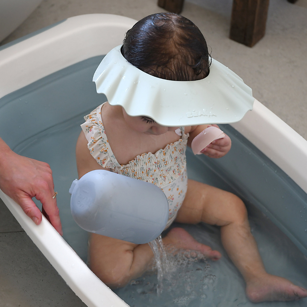 Béaba Visière de bain en silicone Vert de gris