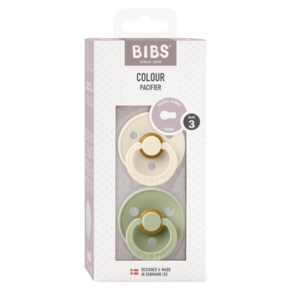 Bibs Sucette + 18 mois Sage/Ivory - 2 pièces