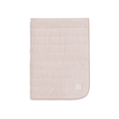 Jollein Couverture pour berceau Velvet Rib Wild Rose 75 x 100 cm