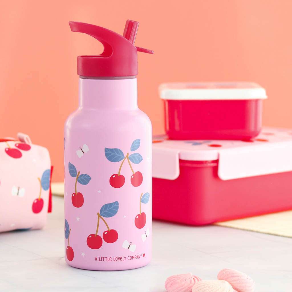 A little lovely company Gourde en acier inoxydable Cherries
