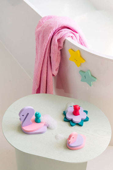 Quut Jouet de bain Puzzle Friends Fairy Pond - 12 pièces