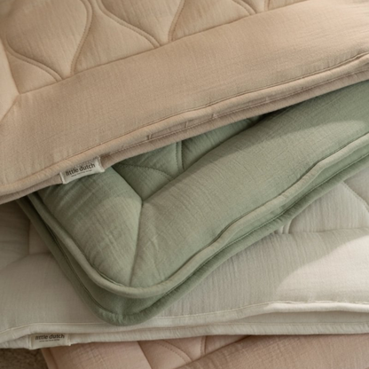 Little Dutch Parklegger muslin/quilted Pure Sage